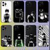 Maki Zenin Jujutsu Kaisen Phone Case For iPhone 16,15,14,13,12,11,Mini,Pro,SE,MAX White Matte Shockproof Cover