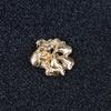 10Pcs Alloy Rhinestone Flower For Diy Jewelry Handmade Craft Making For Hairpin Clothing Bag Decor Accessories