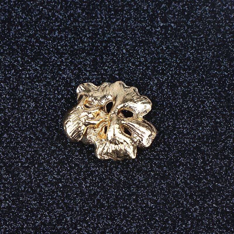 10Pcs Alloy Rhinestone Flower For Diy Jewelry Handmade Craft Making For Hairpin Clothing Bag Decor Accessories