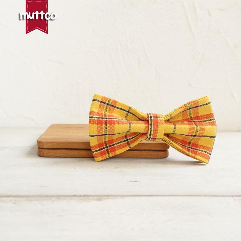 MUTTCO Durable Double Layer Dog Bow Tie UBT-098 XL