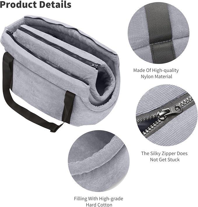 Foldable Breathable Pet Backpack for Cats & Dogs - Single/Double Shoulder & Crossbody Options