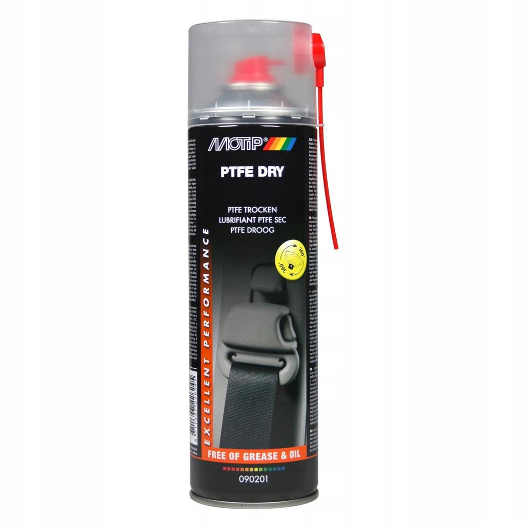 Suchy Smar Ptfe Spray Do Prowadnic Teflon W Sprayu 0,5L
