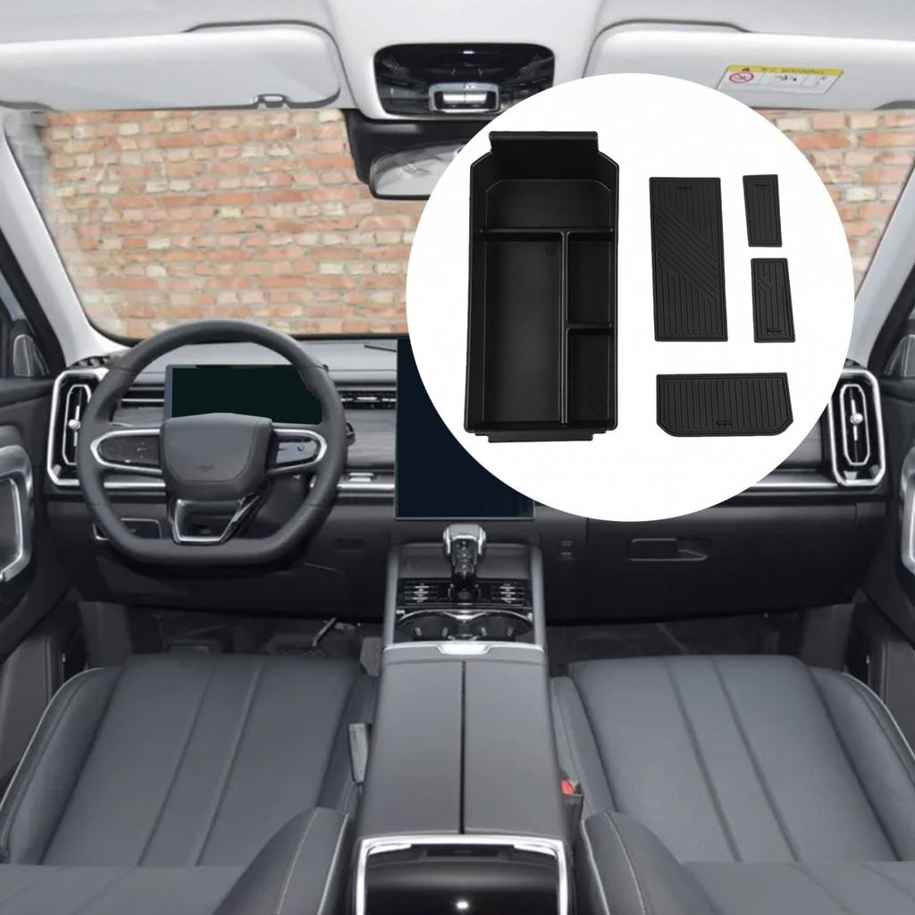 Car Armrest Storage EBRO S700 Center Console Made Of ABS Material