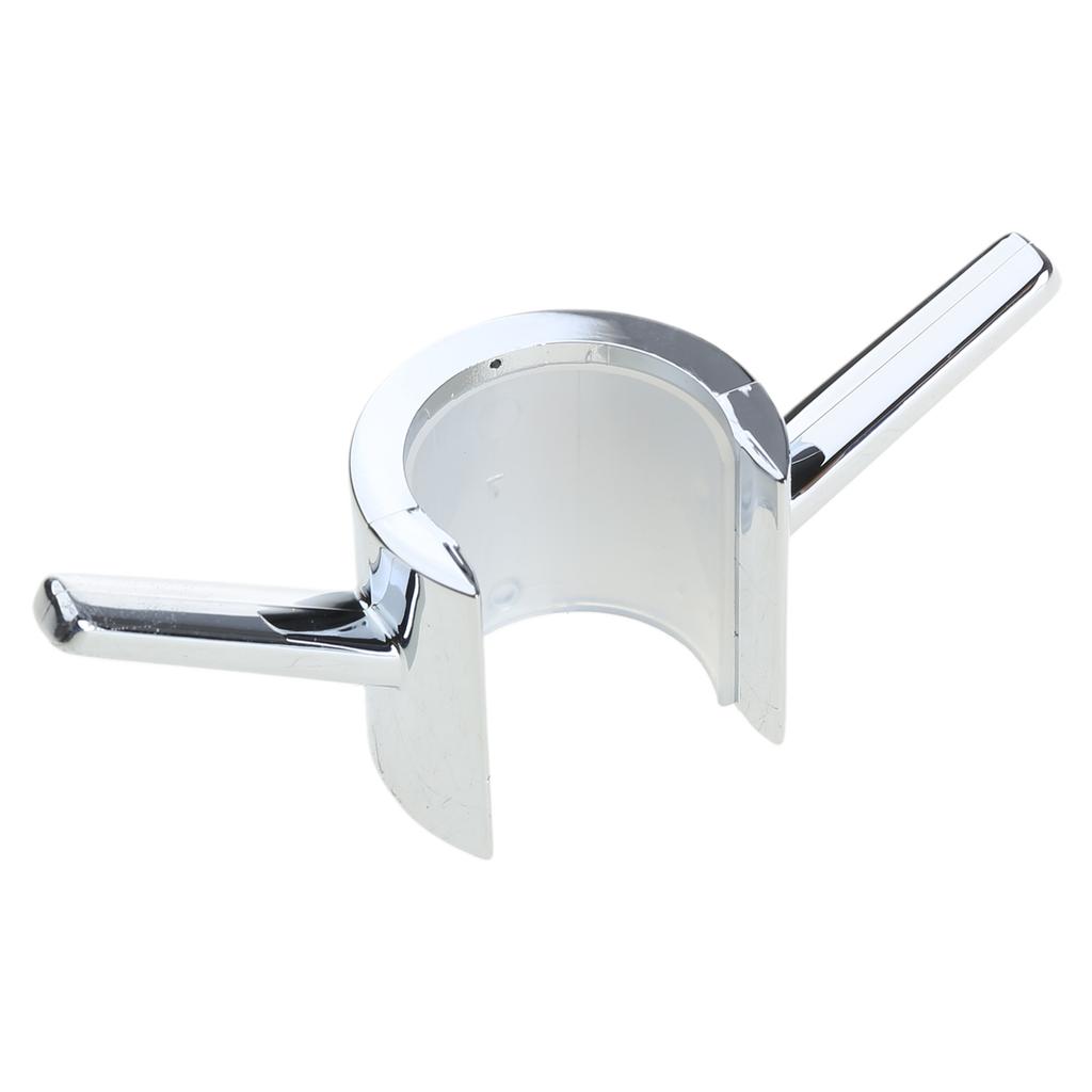 Upgrades 2pcs Shower Rod Hook Set Easy Install Not Drill Required Space Saving Shower Head Holder for Towels & Loofahs