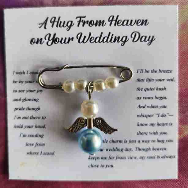 JYL TS Bracelet Brooch Wedding Angel Wing Accessory Enhances Romance & Blessings