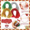 New 100PCS Christmas Drop Ornaments String Ribbon Xmas Ball Pendant Hanging Ropes Christmas Decorations Home Gift Packaging Tag