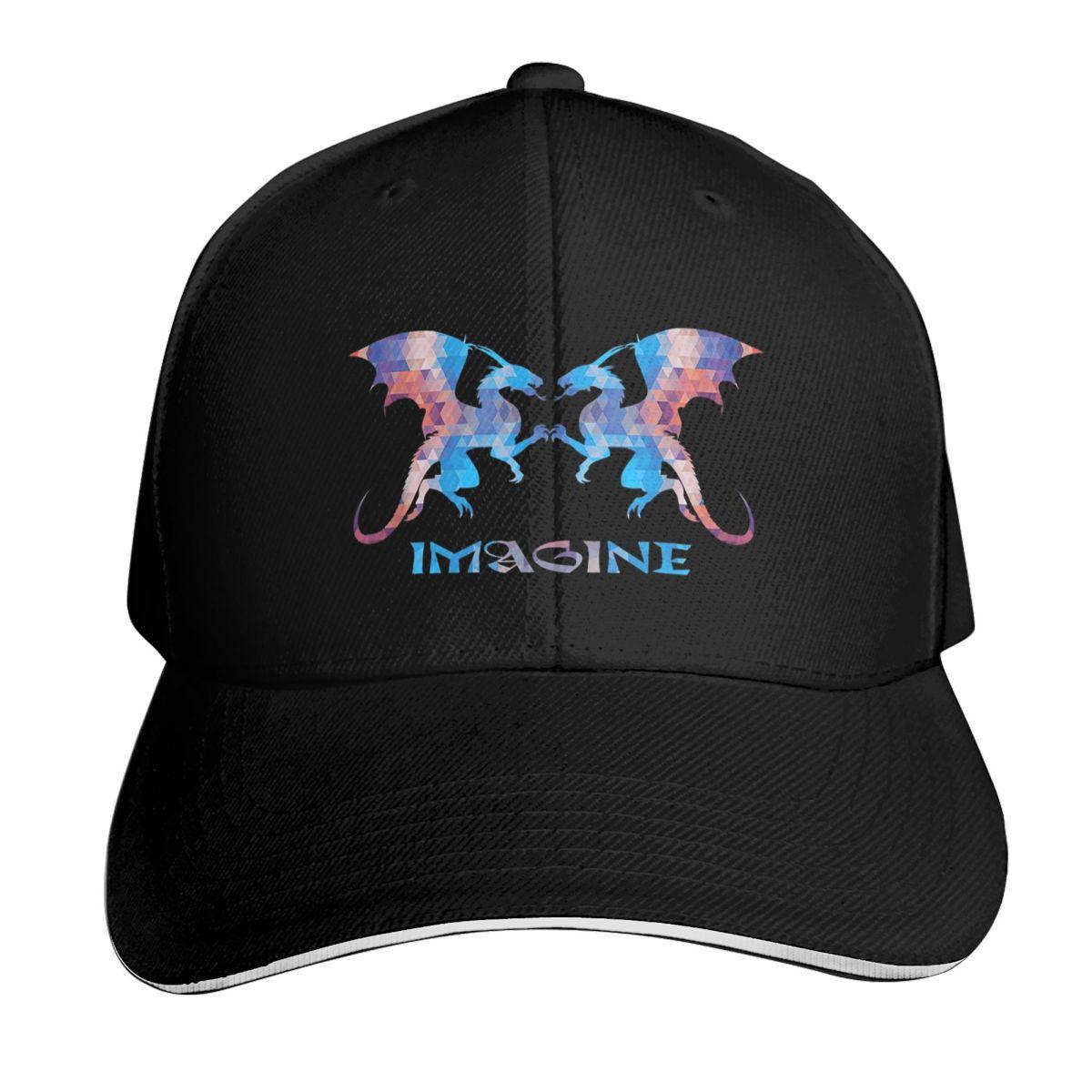 

Imagine Dragons Rock Band Cap Fashion Casual Baseball Caps Adjustable Hat Hip Hop Summer Unisex Baseball Hats One Size