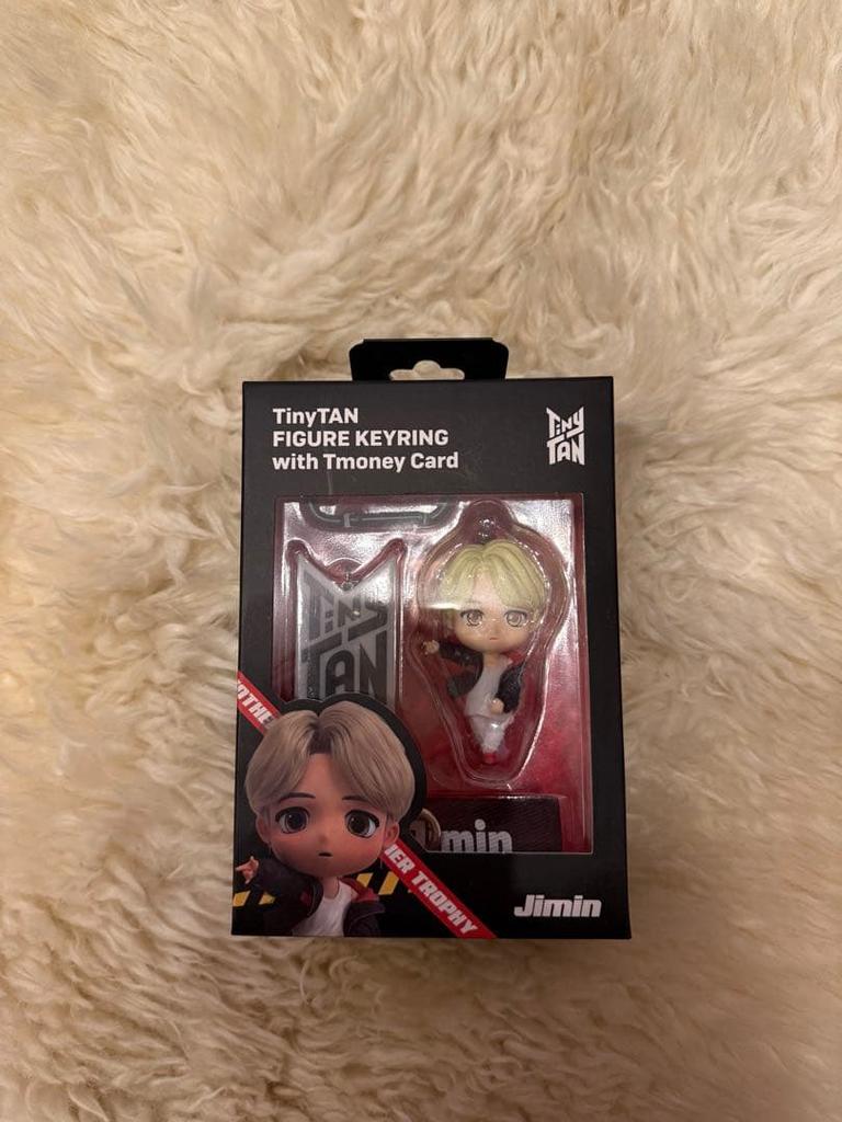 [USED] BTS TinyTAN Figure Keychain T-Money Card Jimin