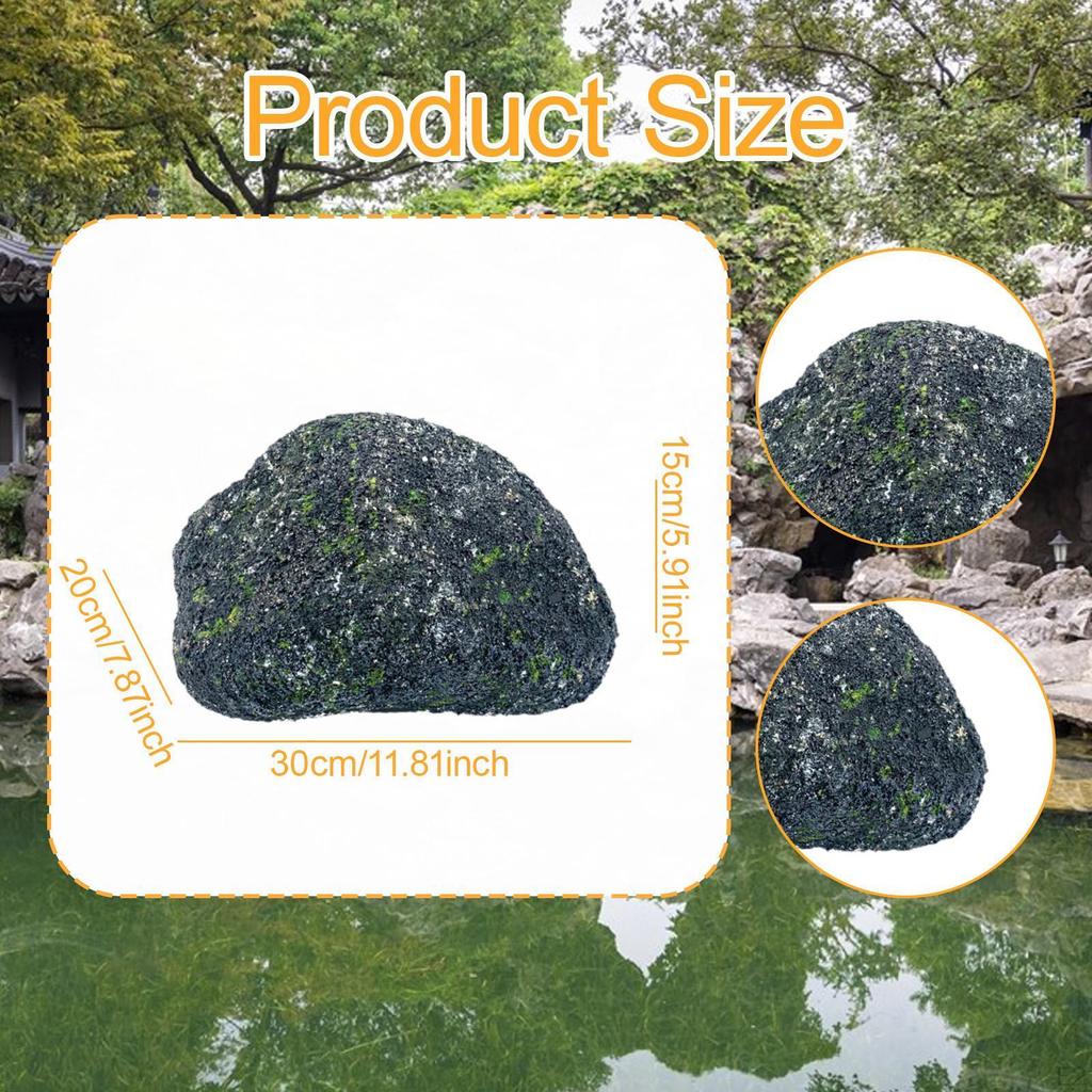 Turtle Basking Hide Cave Tortoise Resting Terrace Landscaping Resin Realistic Climbing for