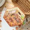 Kawaii Kapibala 3D Landscaping Stickers Cartoon Miniature Scene Visual Stacking Stickers Christmas Gift For Gift
