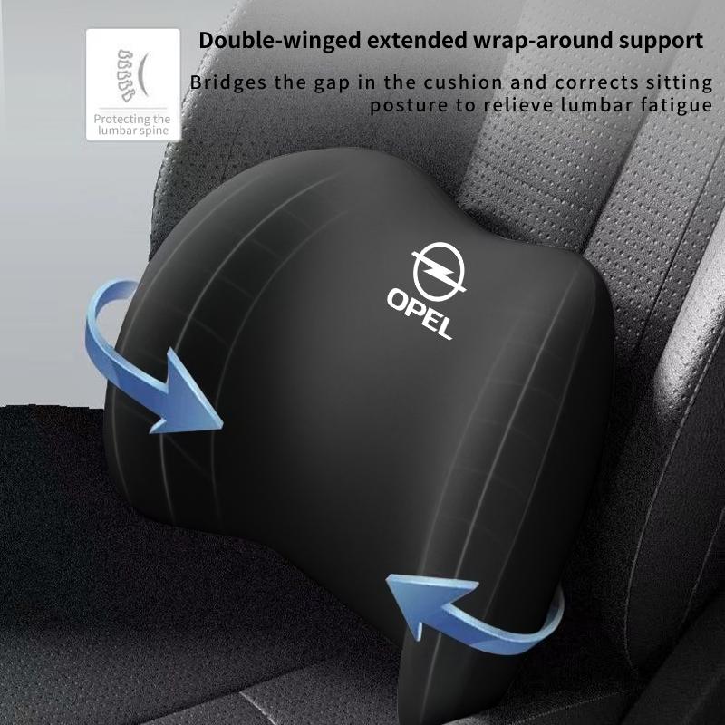 Car Headrest Neck Pillow Memory Foam Protective Lumbar Support For Opel Corsa Astra Insignia Vectra Zafira Meriva Mokka Vivaro