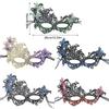 Half Face Lace Mask Masquerades Mask Eye Mask With Gradient Design Perfect For Halloweens And Cosplays