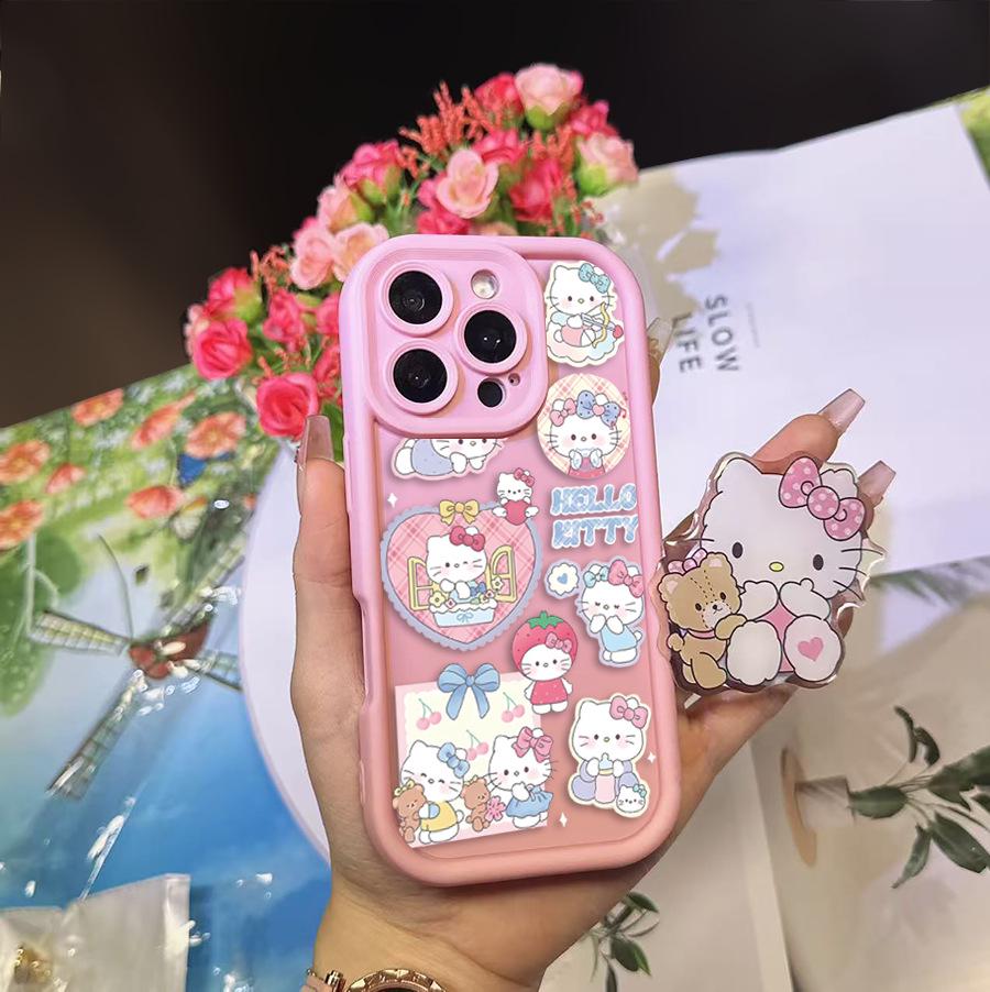 

Sanrio 15PM KT Airbag Phone Holder for Apple 13 Case iPhone 16 Plus