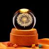 Dandelion Crystal Ball Night Light - Unique Gift for Girls' Birthdays & New Year Ornaments