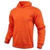 Unisex Fleece Hoodie: Solid Color Men’s Pullover, Sports Casual Long-Sleeved Top.