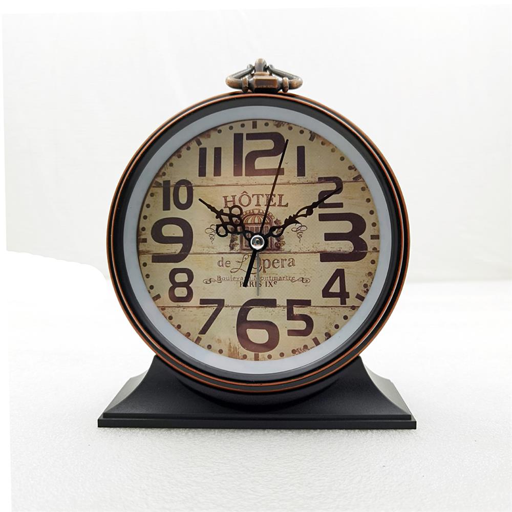 Retro Style Metal Alarm Clock Creative Students Children's Birthday Gifts Bedroom Ornaments Desk Alarm Clock