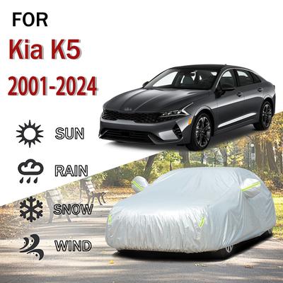 For Kia K5 2001-2024 Outdoor Protection Full 190T Car Covers Snow Cover Sunshade Dustproof Cover Car Exterior Accessories