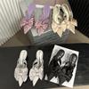 Eilyken Spring Big Butterfly-knot Hollow Out Women Slippers Sandals Pointed Toe High Heel Pumps Mules Ladies Stripper Shoe