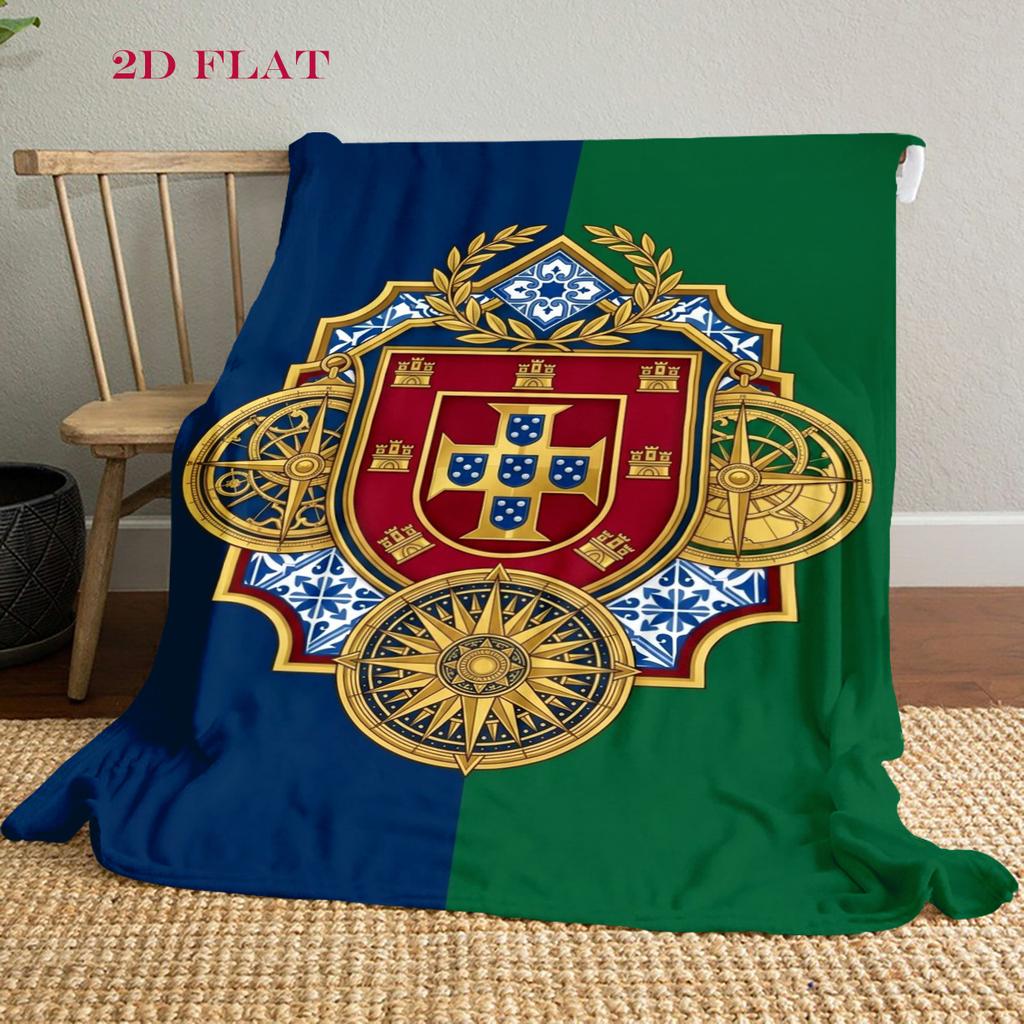 Royal Heraldry Regal Symbols blanket Suitable for all seasons Soft and comfortable Machine washable Office rest blanket Air conditioning blanket
