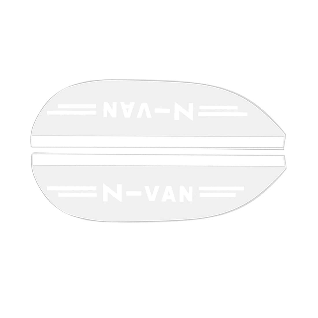 N-VAN Compatible Door Mirror Visor for Cars with Logo Rain N-VAN application