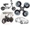 Universal Motorcycle Horn 12V 48V 60V E-Bikes Motorcycle Electric Horn Kits Waterproof Round Loud Horn Speaker