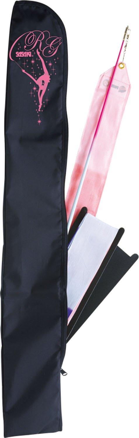 Кейс для оборудования для художественной гимнастики SASAKI RG Чехол для девочки с лентой и палочкой Черный x Светящийся розовый AC-52 4390₽