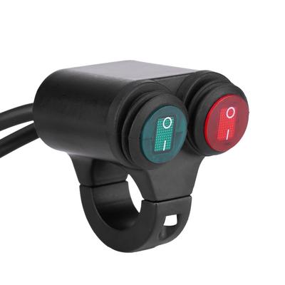 Headlight Fog Spotlight ON/OFF Switch, Qiilu Steering Wheel Switch, Turn Signal, On/Off Switch, Multi-functional, , 22mm, General Purpose (D)