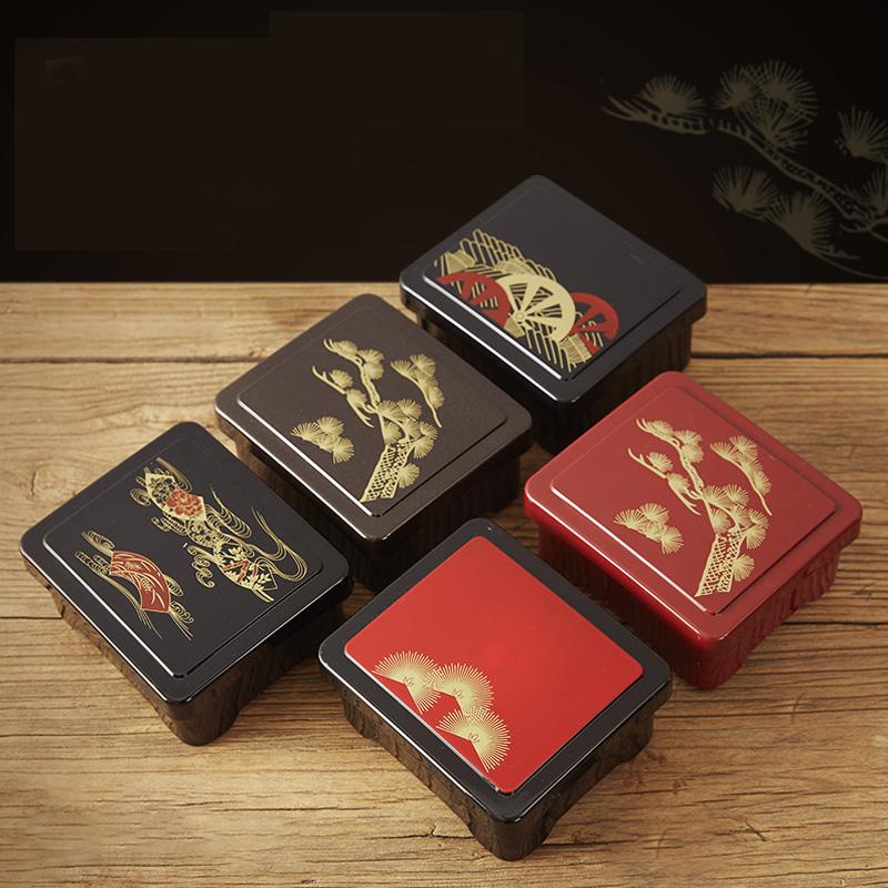 Japanese Style Bento Boxes Resin Japanese Eel Box Healthy Meal Prep Food Container Rice Sushi Catering Snack  Lunch Box With Lid