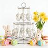 24 Piece Simulated Easter Egg Pendants Plastic Easter Decorative Ornament Easter Hanging Egg  Door