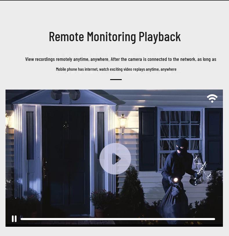 ICSEE Dual Lens 360° HD Night Vision Waterproof WiFi 4G Outdoor Surveillance Camera