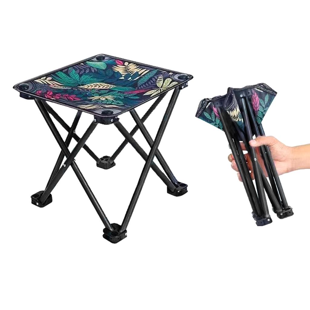 Portable Folding Camping Stool Collapsible Camp Stool Comfortable Seat for Outdoor Activities and Picnics Easy to Carry
