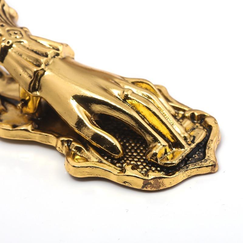 French Vintage Notebook Clip Noble Lady Hand Metal Bookmark Funny Accessory Reading XKSQ02