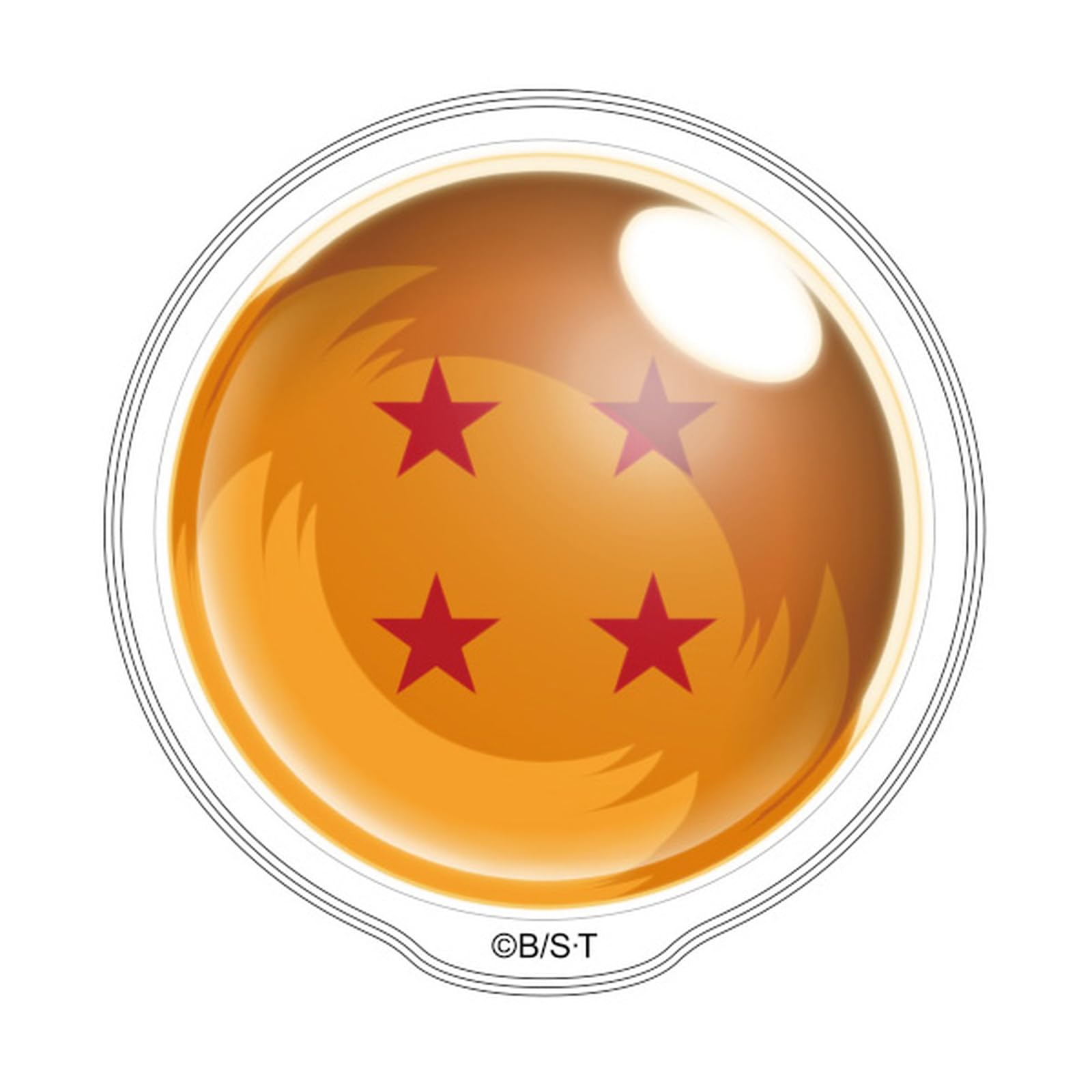 

K Company Dragon Ball DAIMA Plump Badge Four Star Ball DBD-PUB-4S