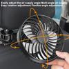 USB Car Cooling Fans For Backseat 3 Speeds Carseat Cooling Headrest Fan Quiet Automotive Air Conditioning Cooler For Sedan
