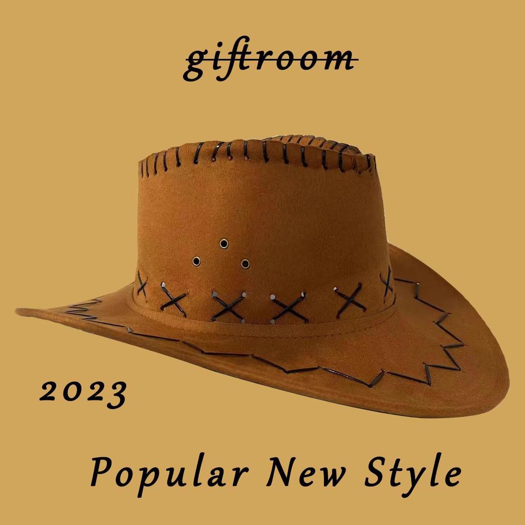 Damen Western Cowboy Retro Breitkrempiger Sonnenhut - Europäischer & Amerikanischer Stil Strandhut