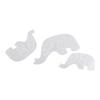 3PCS Elephant Template Ruler Cute Lovely Animal Easy Use Acrylic Sewing Pattern Template for