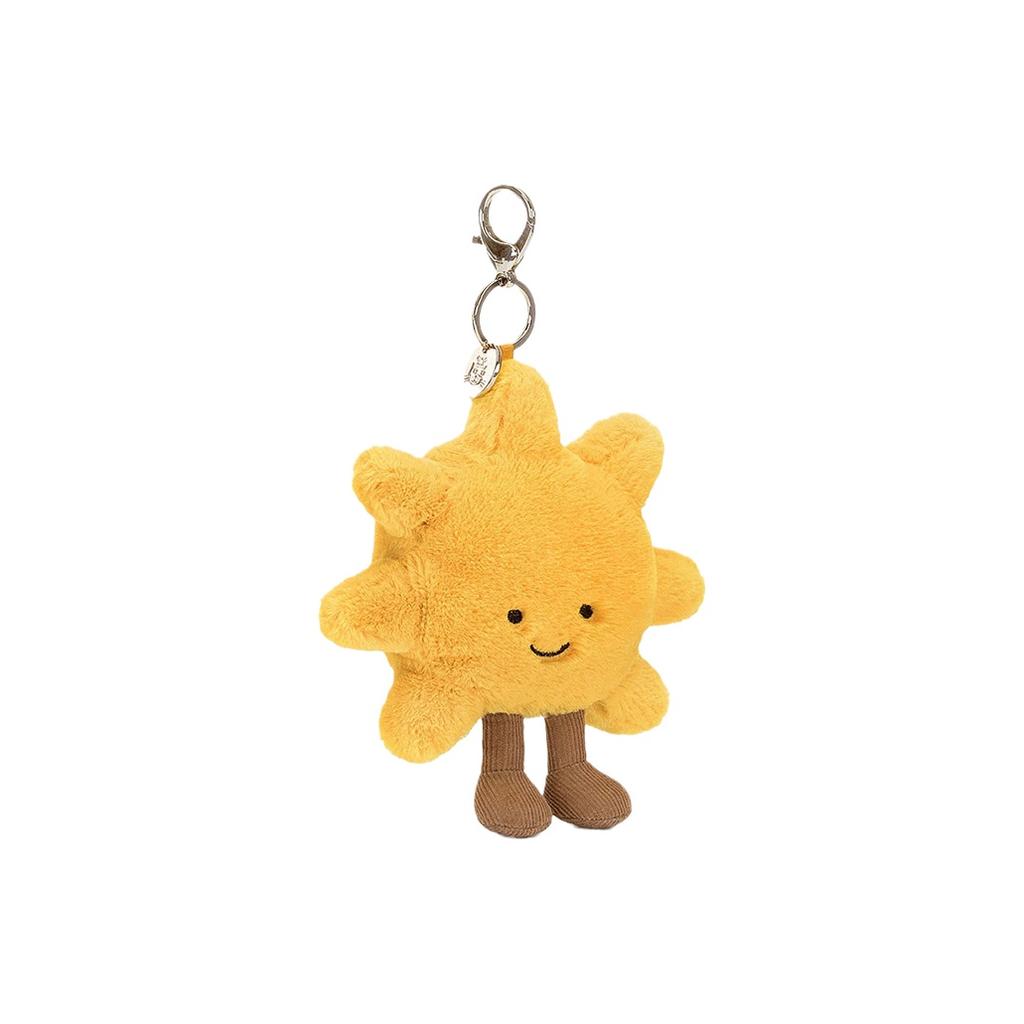 Jellycat Fun Items Series Sun Bag Charm Yellow Doll Plush Pendant 14cm Height