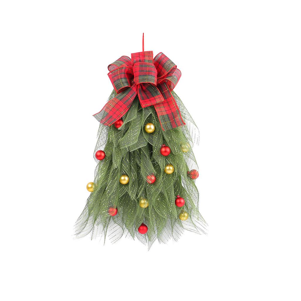 Christmas Tree Decor Ribbon Ornaments, New Arrival Christmas Wreath for Home Decor, Christmas Garland for Front Door Decor, Xmas Tree Decorations