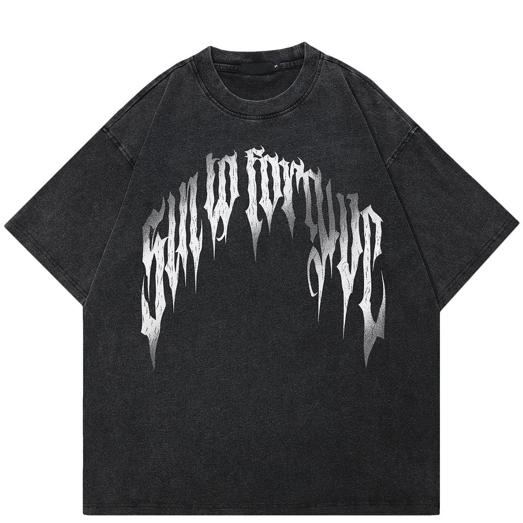 T-shirt unisex z grafiką i napisami Streetwear 2024