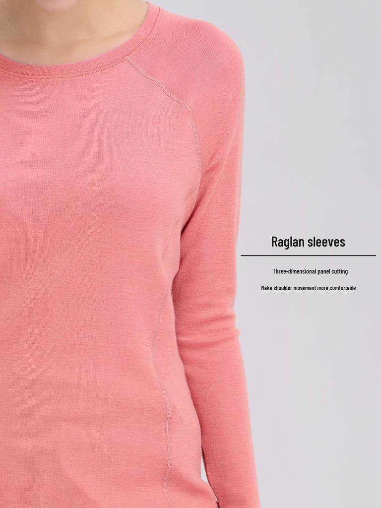 Women's Quick-Dry Merino Tencel Base Layer Long Sleeve Shirt