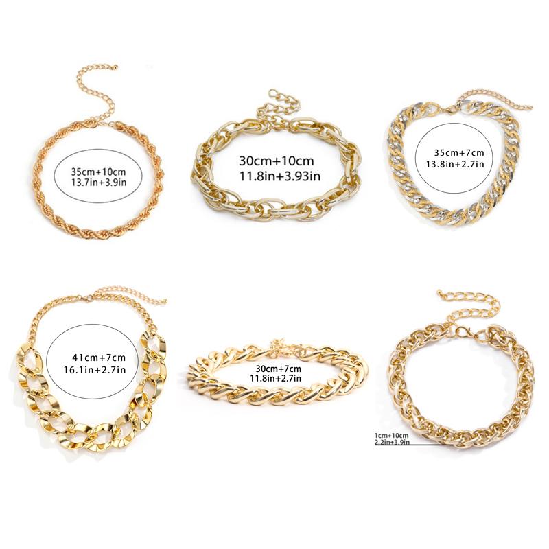 Collier ras du cou punk hip hop pour femmes, collier gothique cubain épais de déclaration