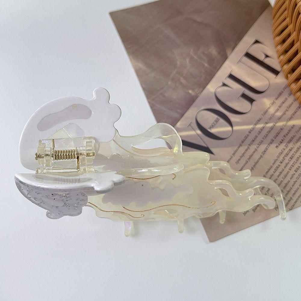 1Pcs Marine Life Hair Claw Shark Hair Accessories Durable Jellyfish Hair Clip  Women Girls