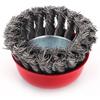 Steel   Brush Wire Brush For Cleaning and Sanding Working with Premium Steel Wire For Rust Removal, De-painting and Descaling