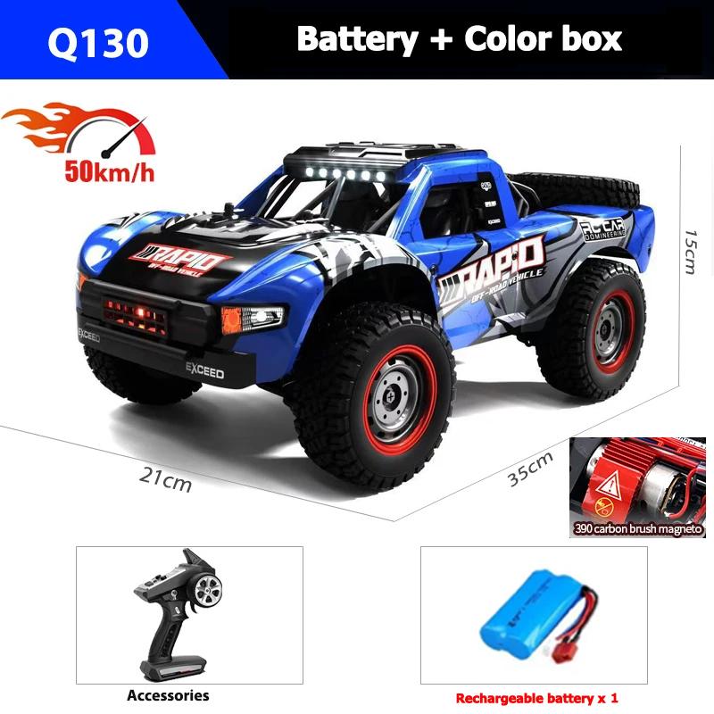 JJRC Q130 1:14 70 KM/H or 50KM/H 4WD RC Car With Light Brushless Motor Cars Remote Controlled High Speed Drift Monster Truck Toy