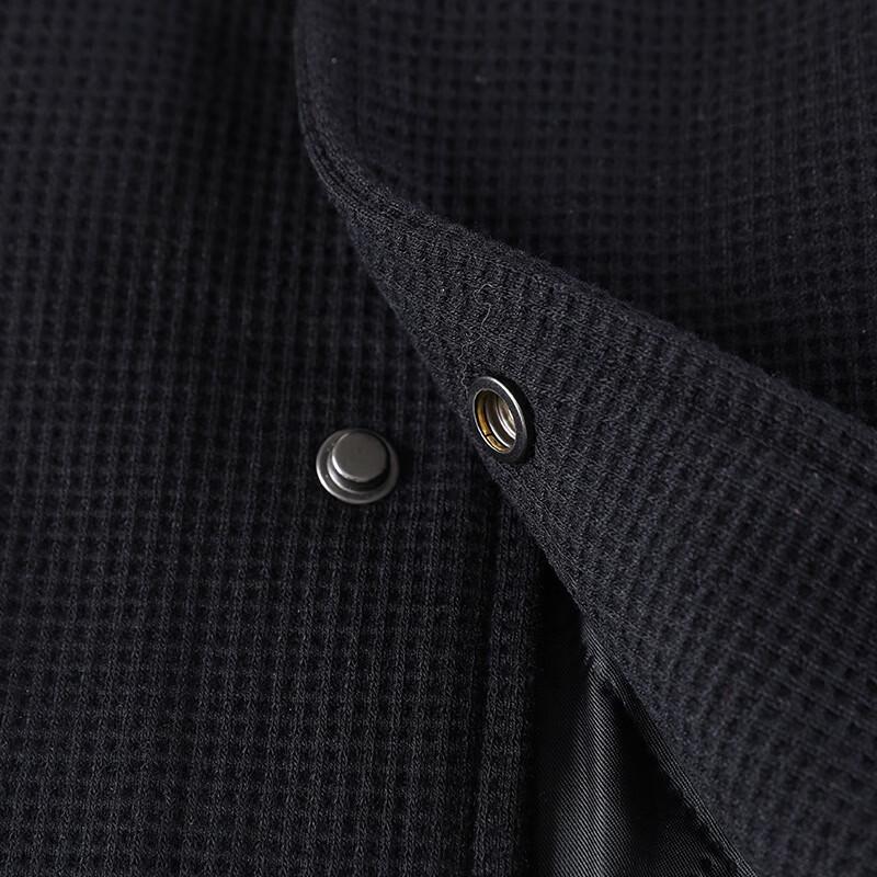 LOTTUS Men's Thickened Fleece-Lined Casual Lapel Jacket