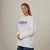 2025 New Style Pure Cotton Round Neck Long Sleeve Casual Loose Autumn Layering T-shirt