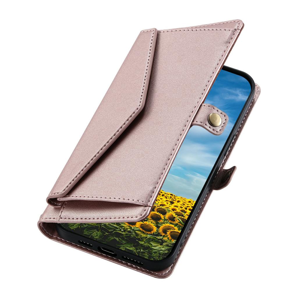 For Xiaomi Redmi 15 5G (Global) (169mm) Leather Case with Wrist Strap Wallet Stand Phone Cover