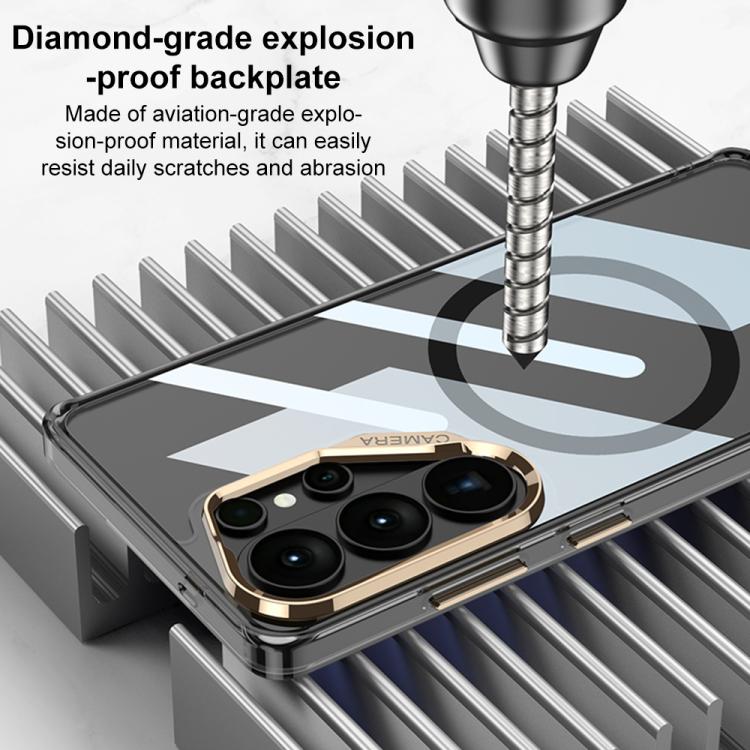 Space‑Series Airbag Full‑Coverage Magnetic Anti‑Drop Heat‑Dissipating Phone Case For Samsung Galaxy S26 Ultra 5G