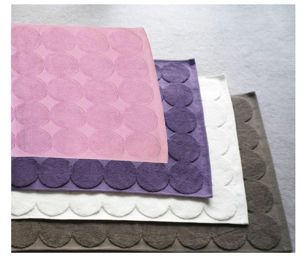 Tanaka Sangyo Imabari Towel Bath Menka 45 X 70 Cm Mat, Mature, Mauve, Approx.