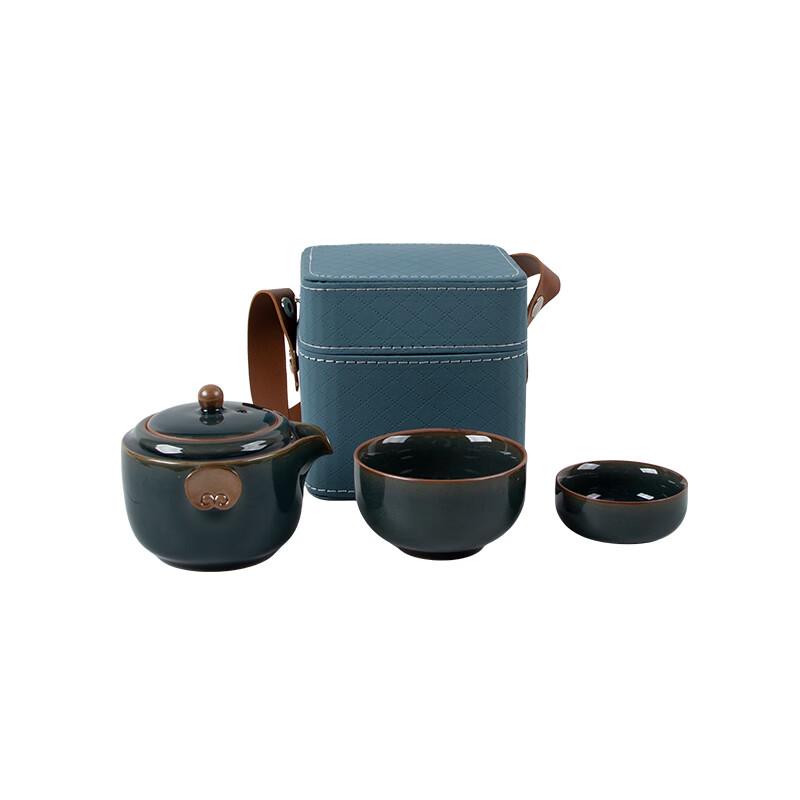 Huaqingge Portable Ceramic Travel Tea Set
